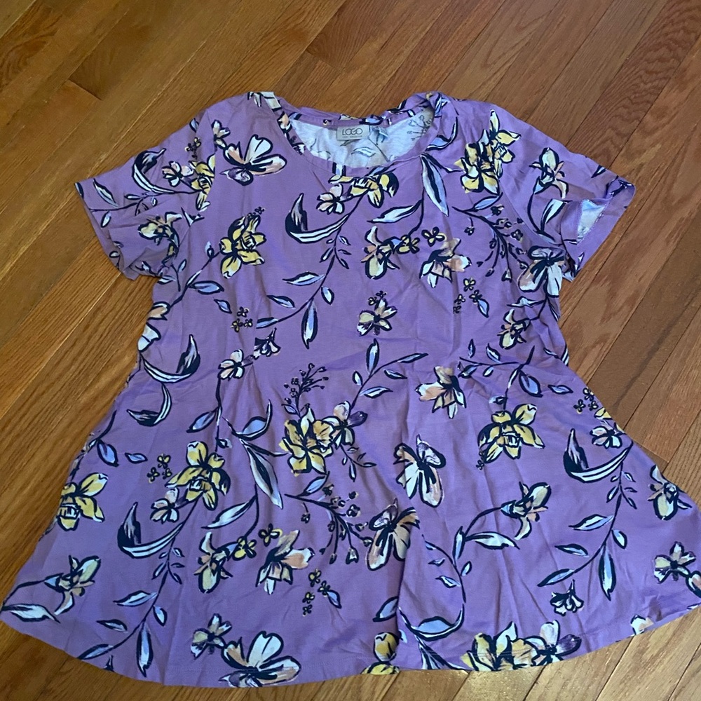 LOGO floral top